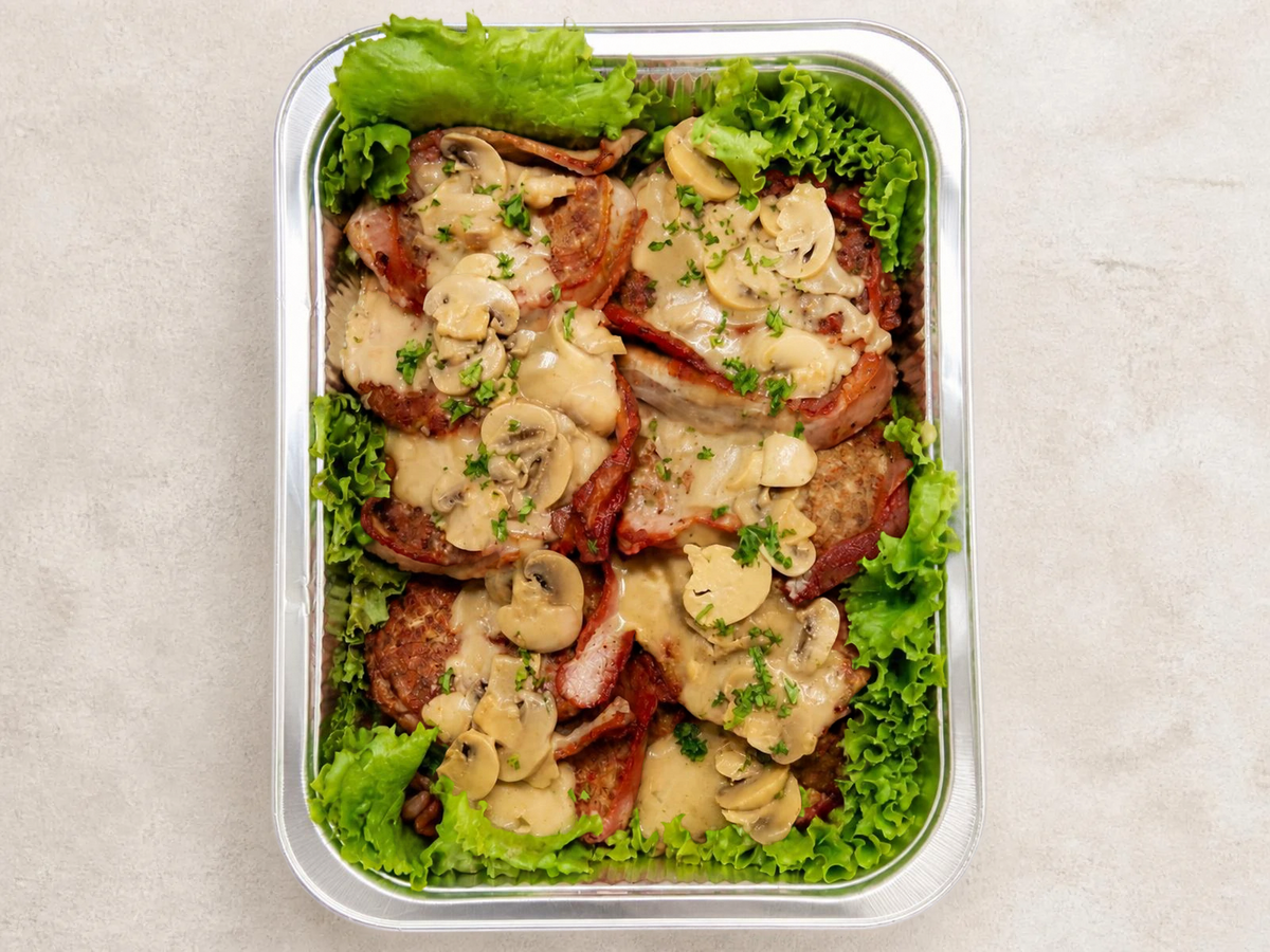 PARTY TRAY - Salisbury Steak with Bacon