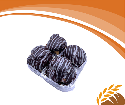 Chocolate Peanut Cream Puff