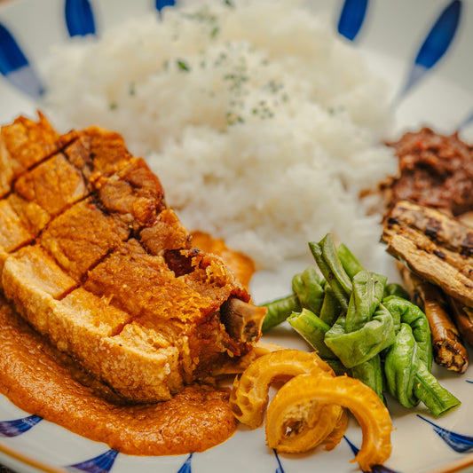 Lechon Kawali with KareKare Sauce